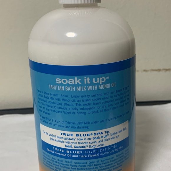 Tahitian Bath Milk With Monoi Oil. 16oz True Blue Spa - Picture 2 of 2
